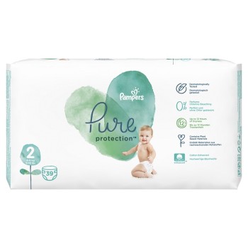 Pampers pure pelene vp 2 mini 39kom
